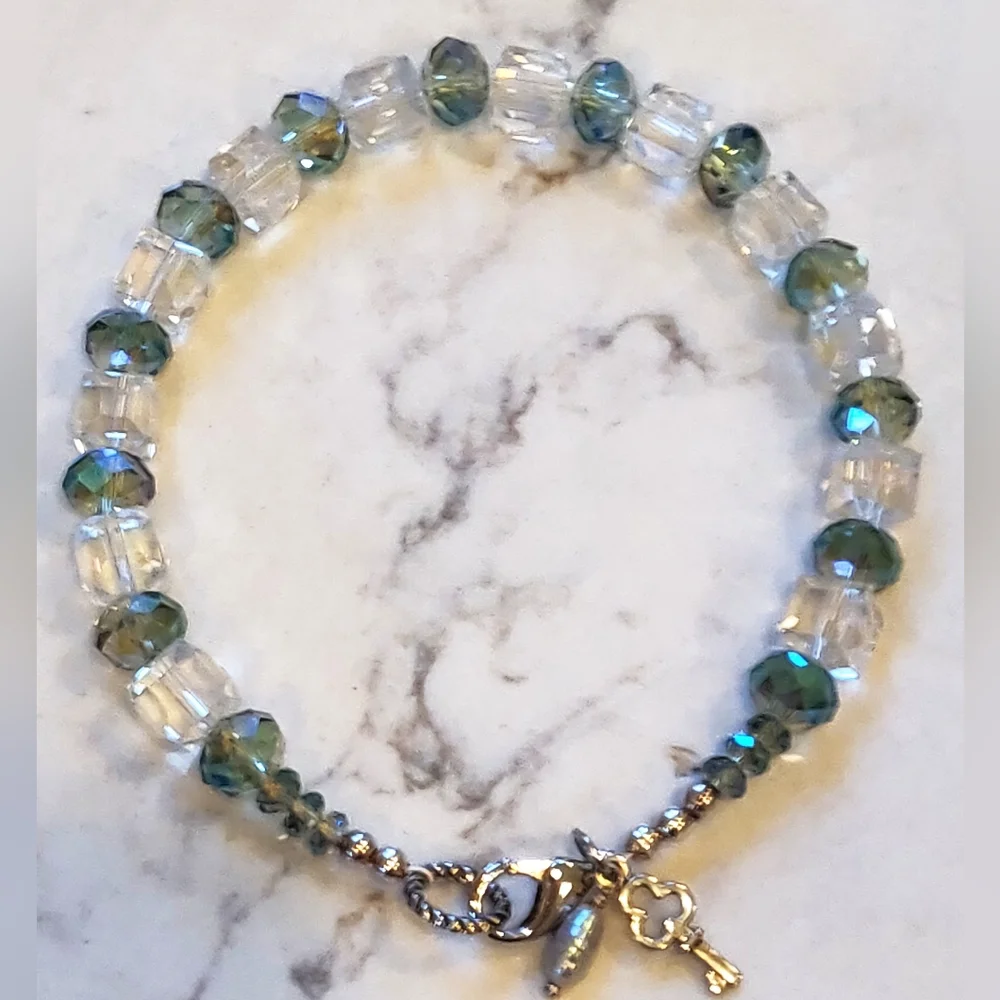 New 8 1/2 Inch Crystal Bracelet.